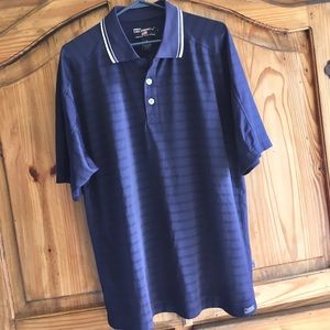 Pro Celebrity Golf Shirt Polo L Large Navy Blue
